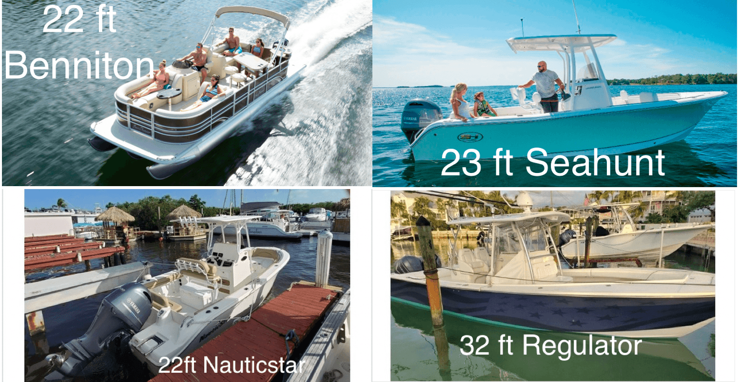 Five Day Rental (Pick Your Boat to See a Photo of It!)