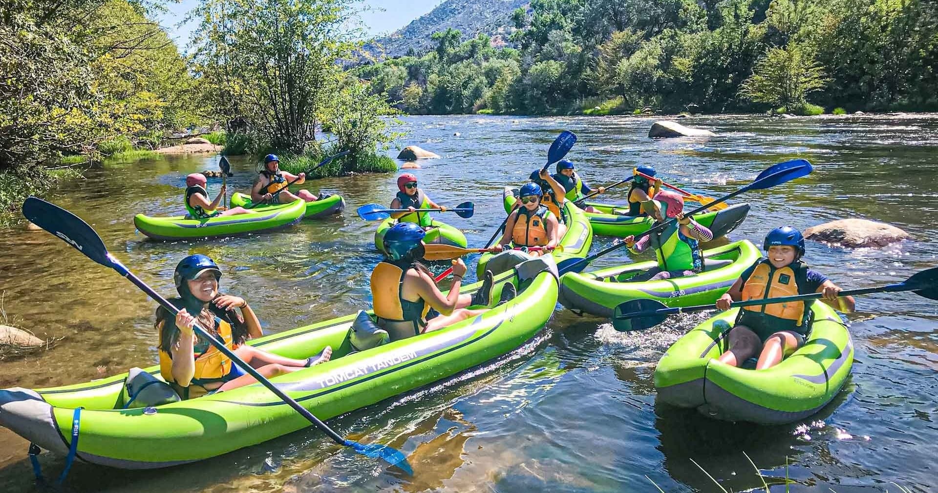 Provo River Guided Inflatable Kayaking Trip