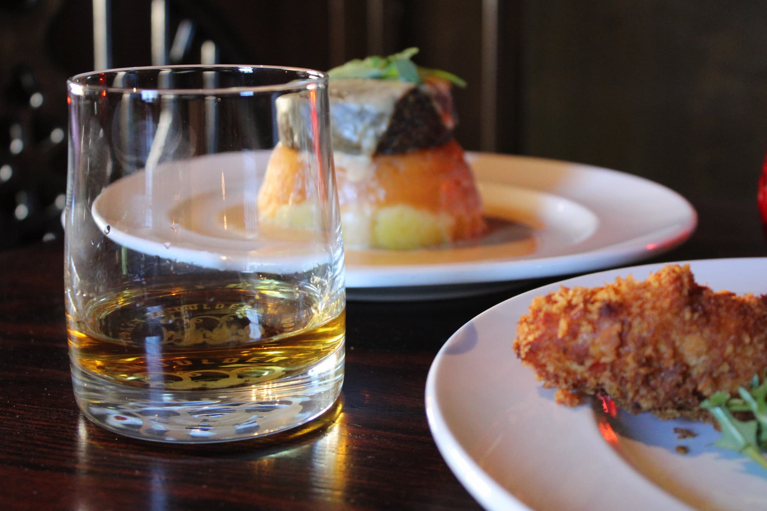 Haggis Taster with a local Dram of whisky