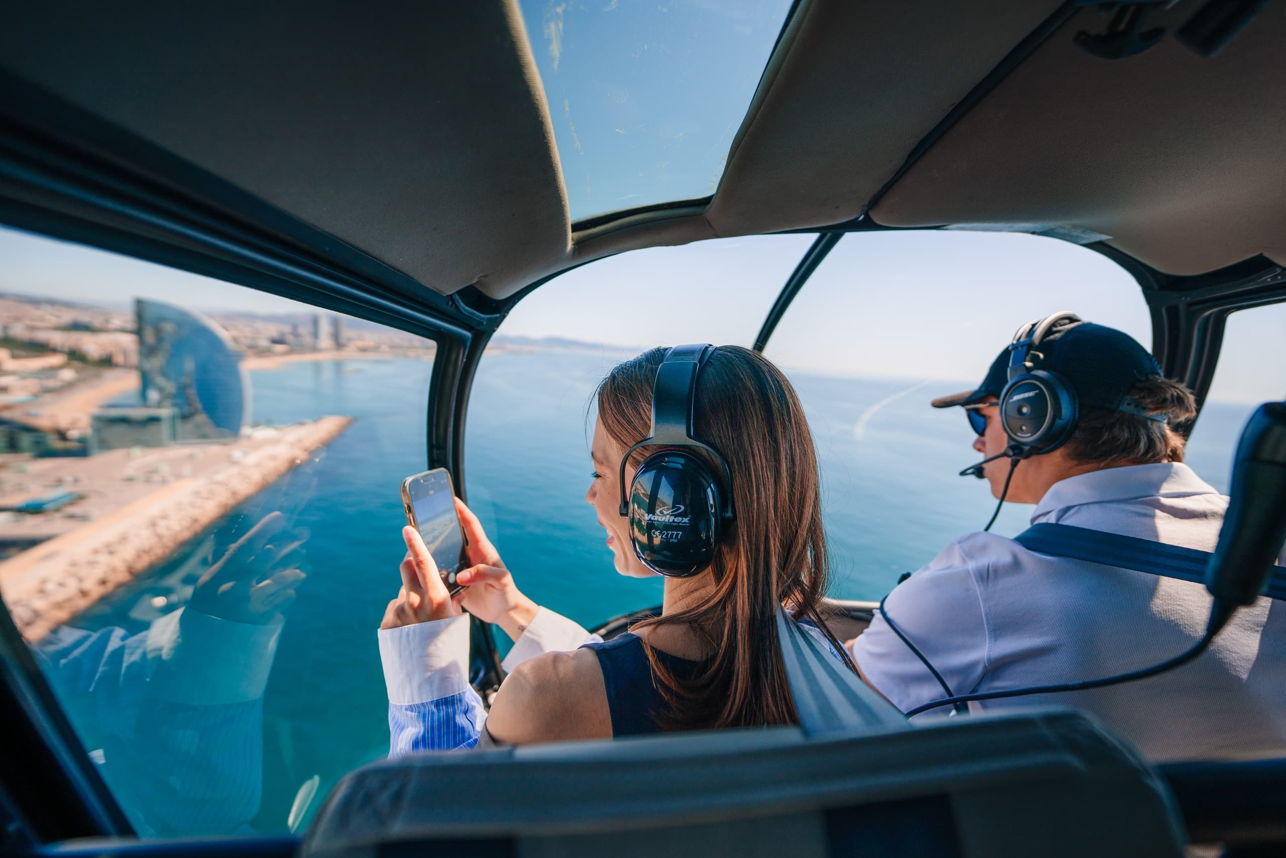 360º Barcelona SkyWalk: Helicopter Flight, Walking Tour & Boat Ride