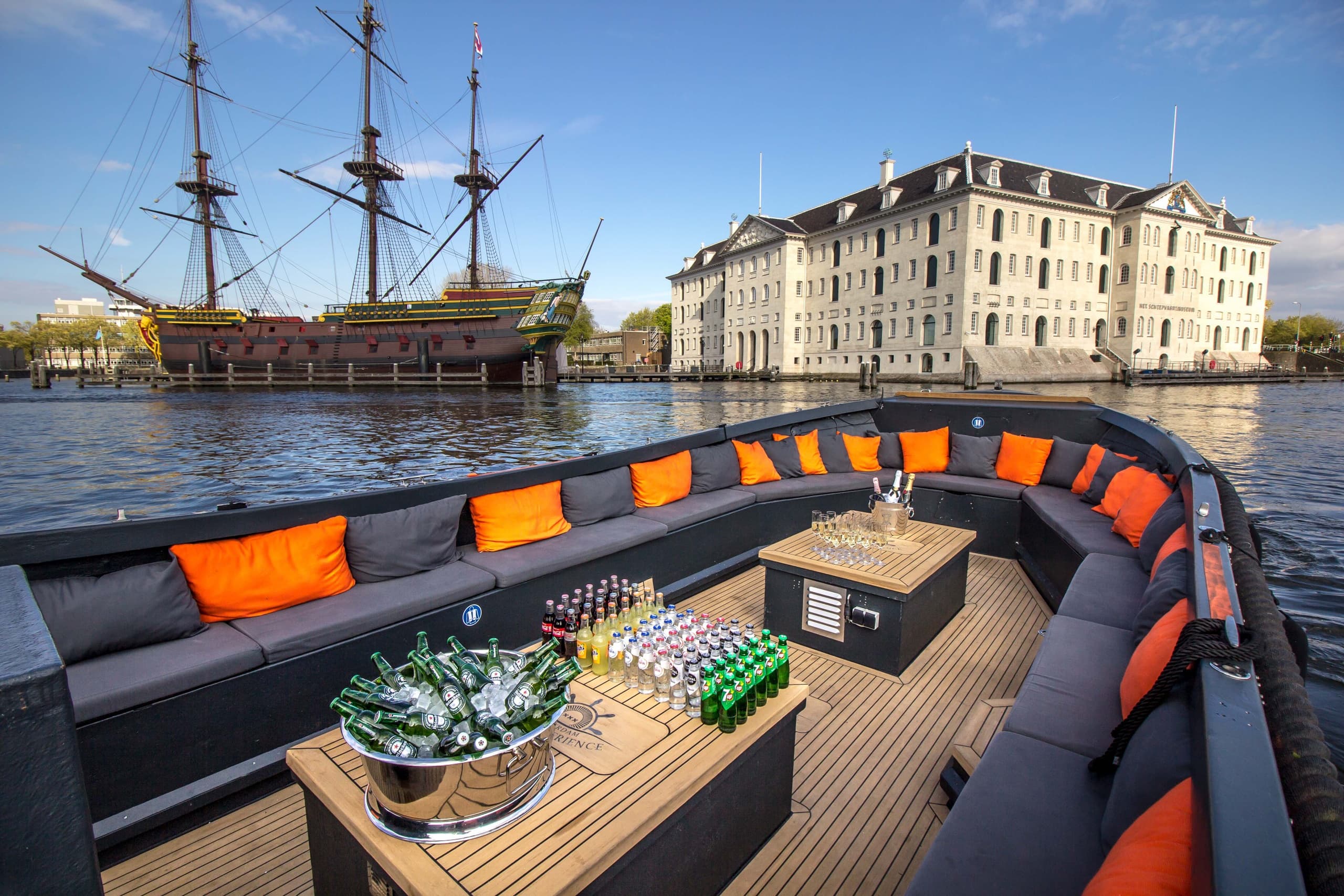 Luxury Canal Cruise with Unlimited Drinks from Central Station