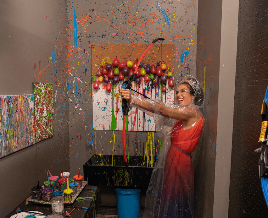 Darts & Splatter Paint