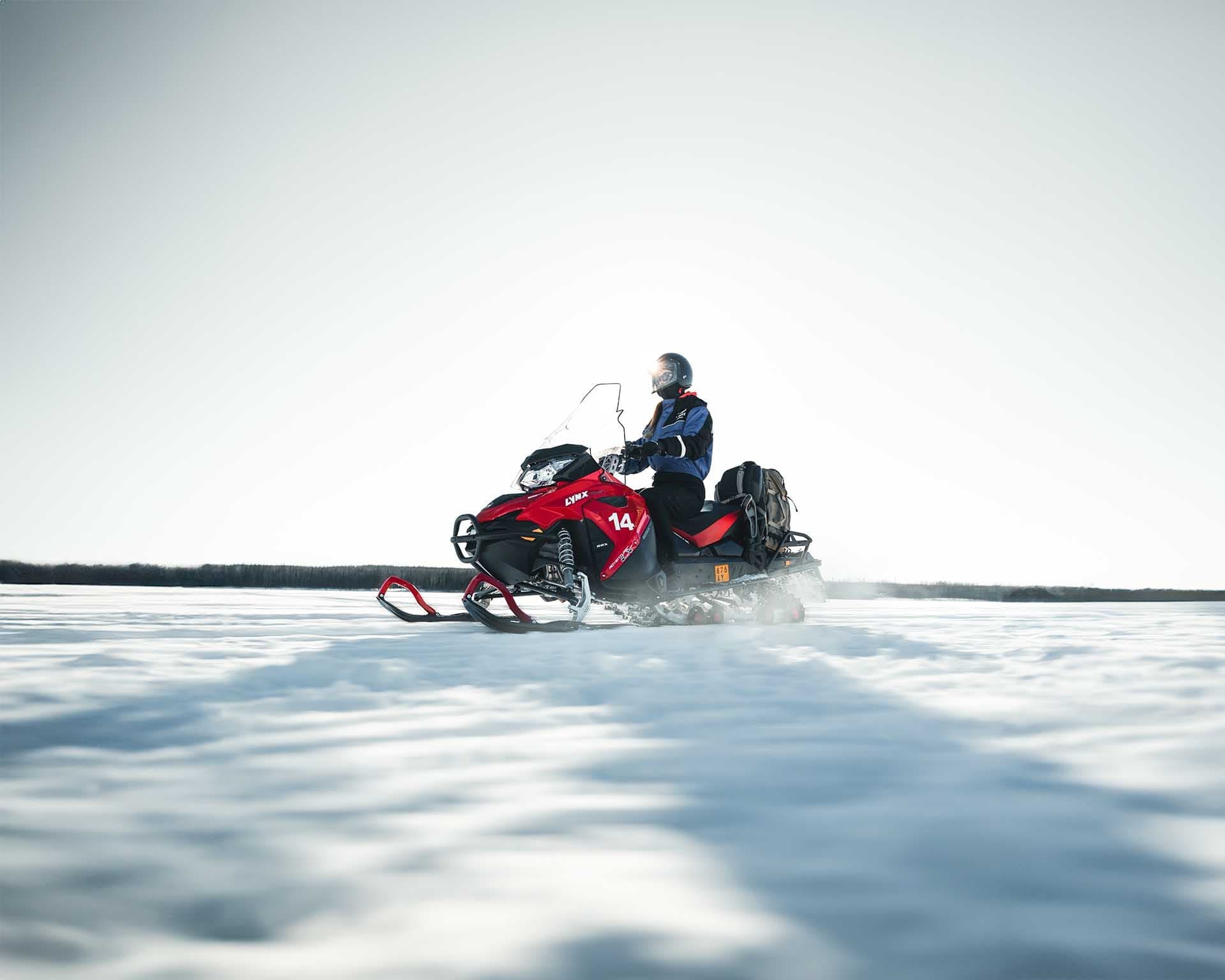 Snowmobile Safari into the Wilderness