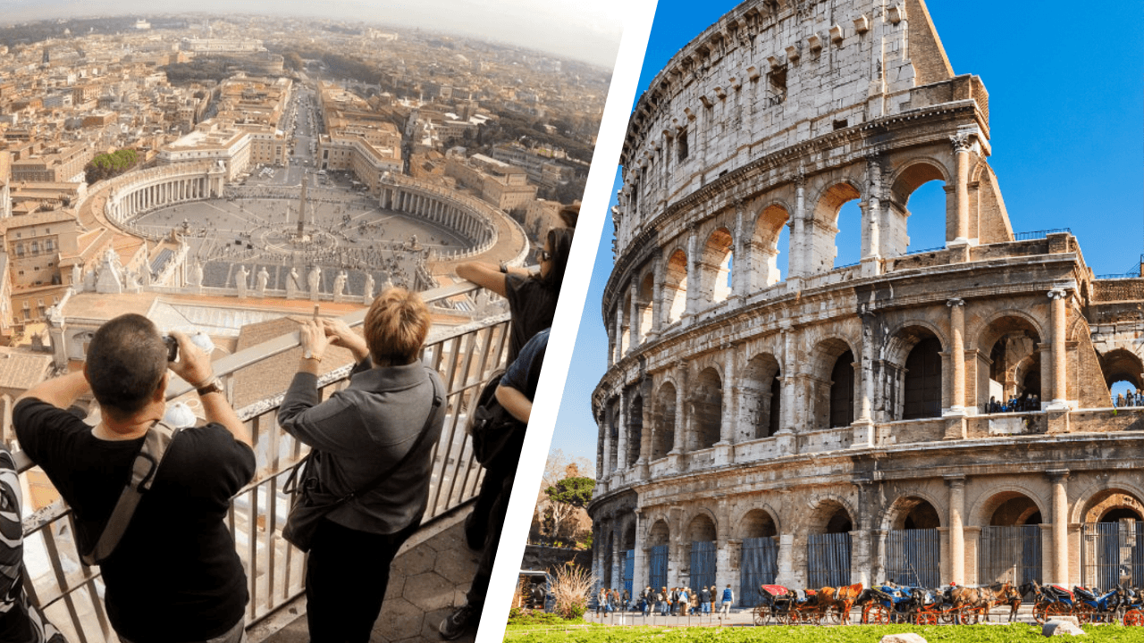 St. Peter's Dome Climb & Colosseum Combo
