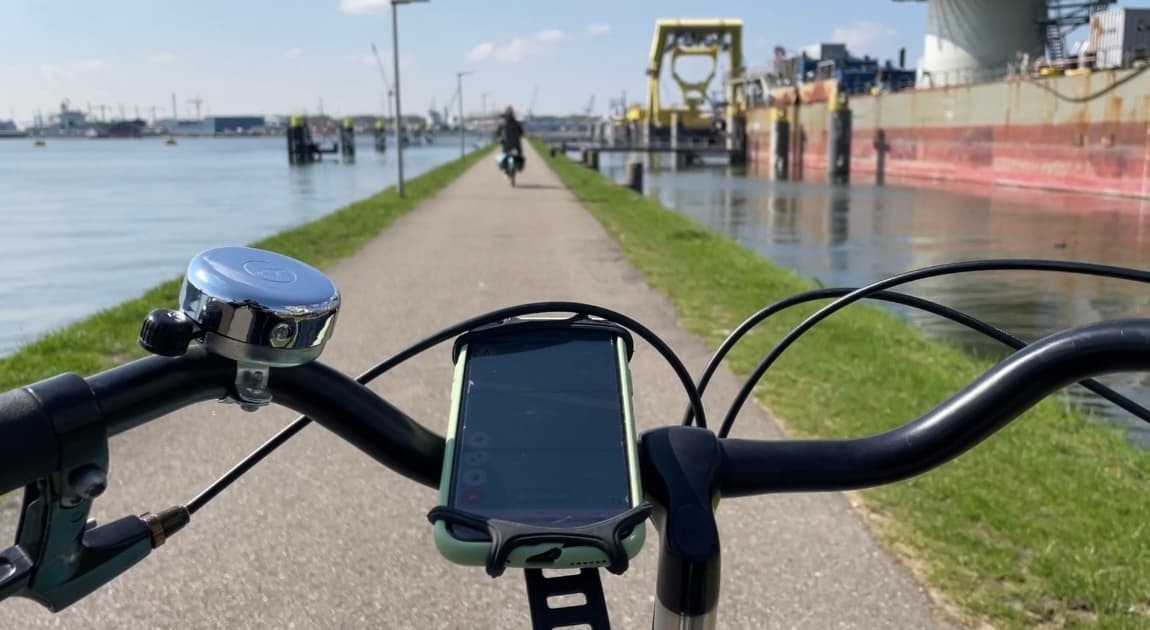 Smartphone Fietstour Rotterdamse Haven