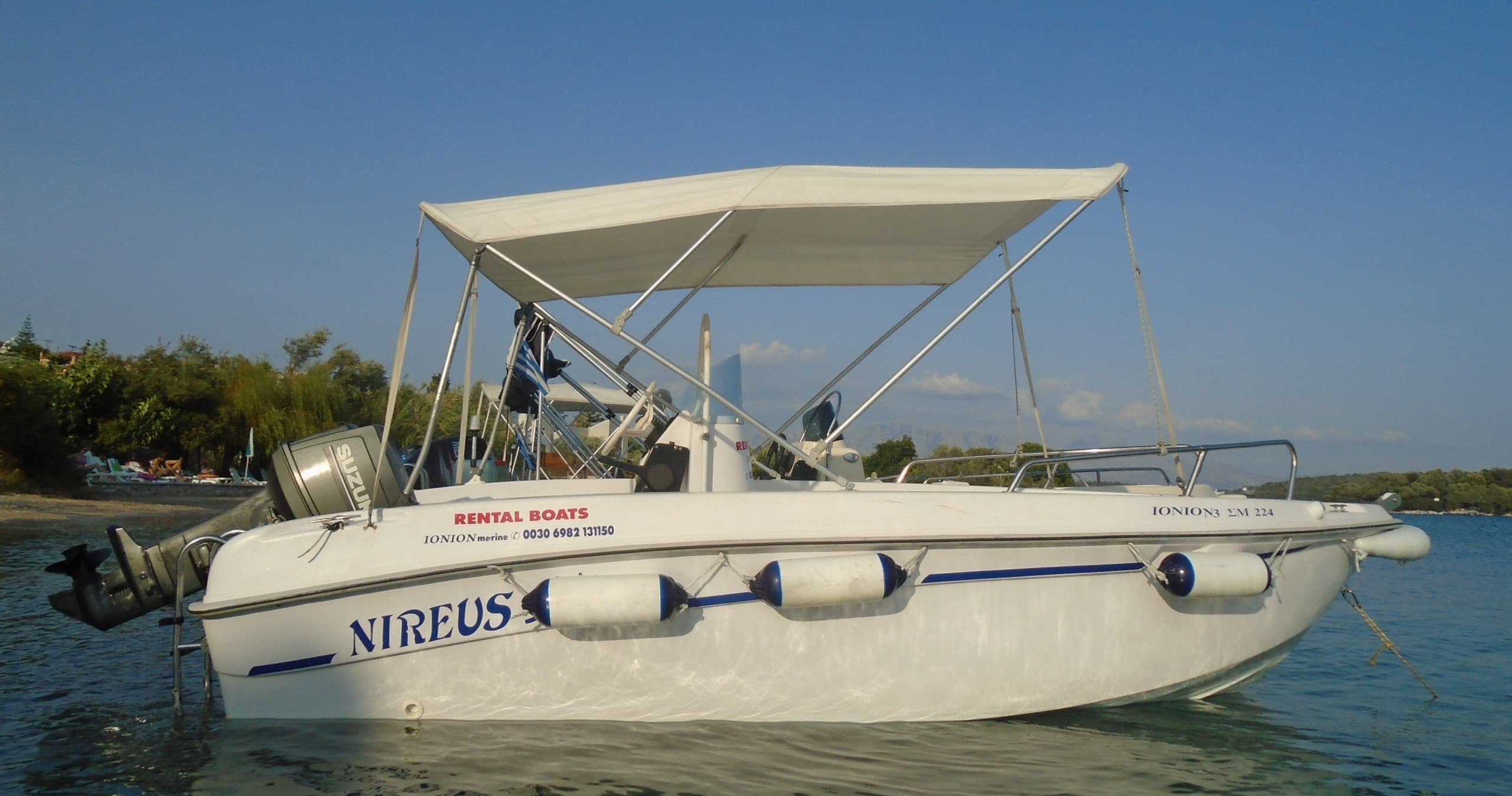 Ionion 3 Boat Rental 30HP