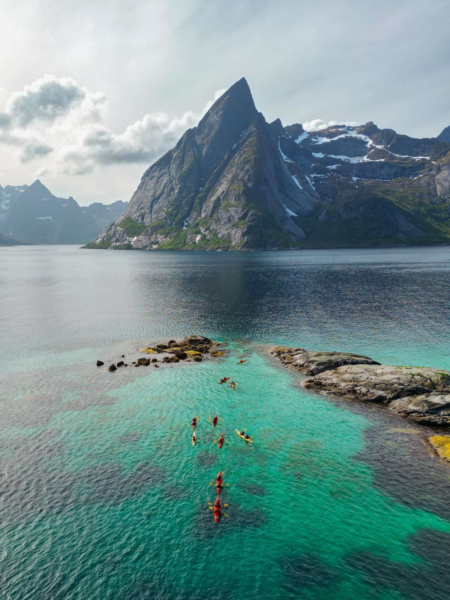 Explore Reine Fjord by kayak