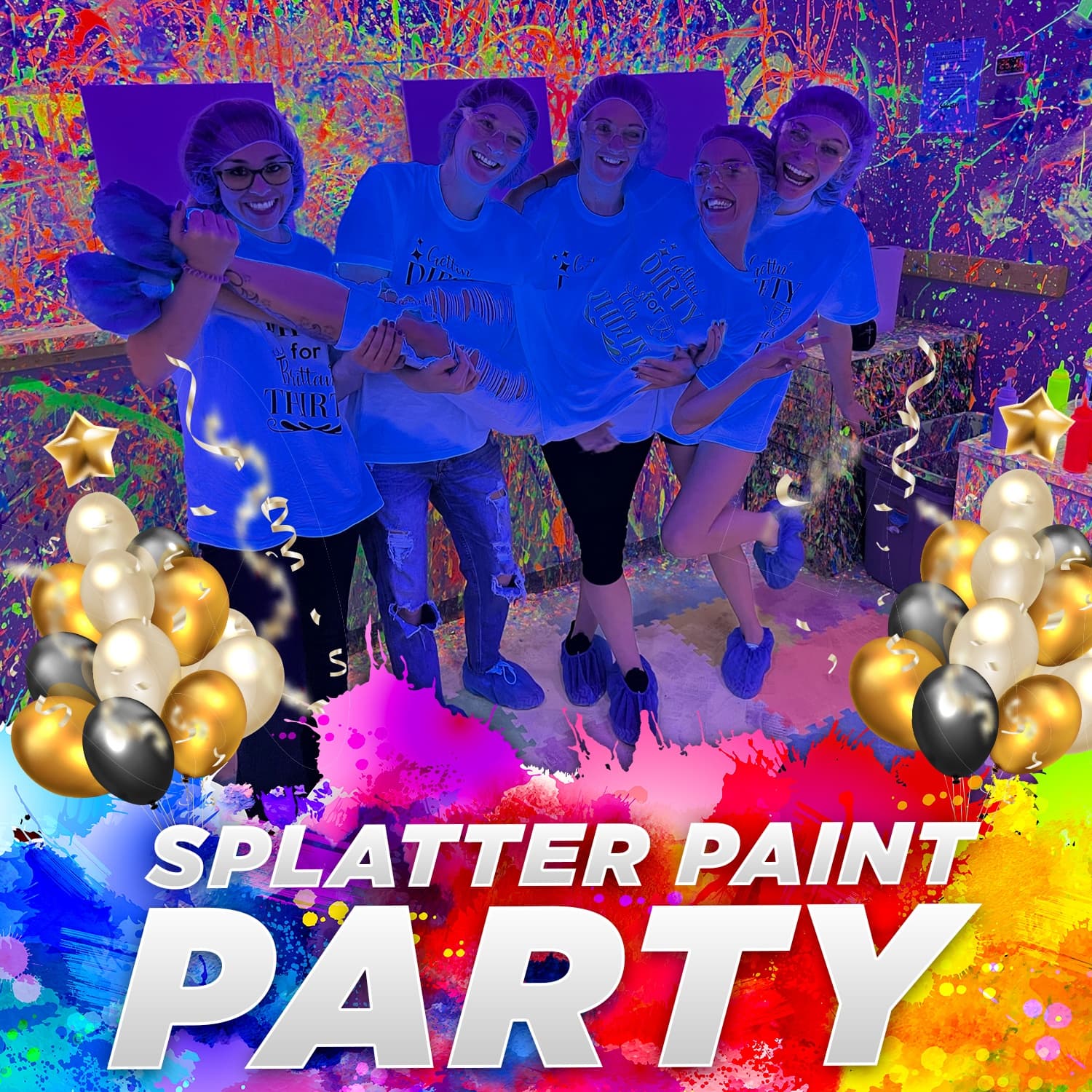 SPLATTER PAINT PARTY