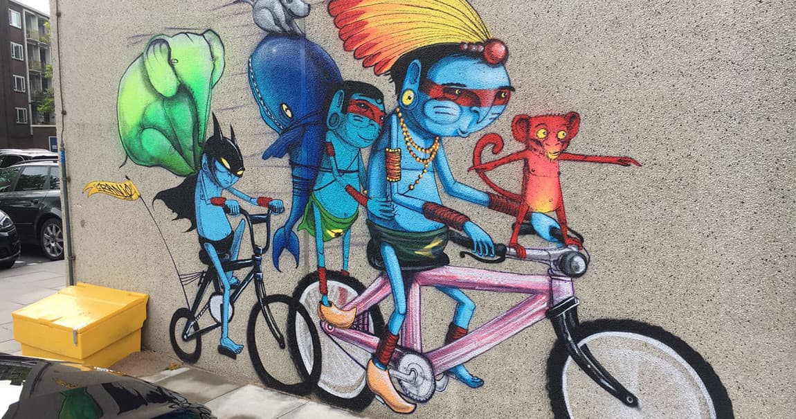 Street Art & Graffiti Bike Tour