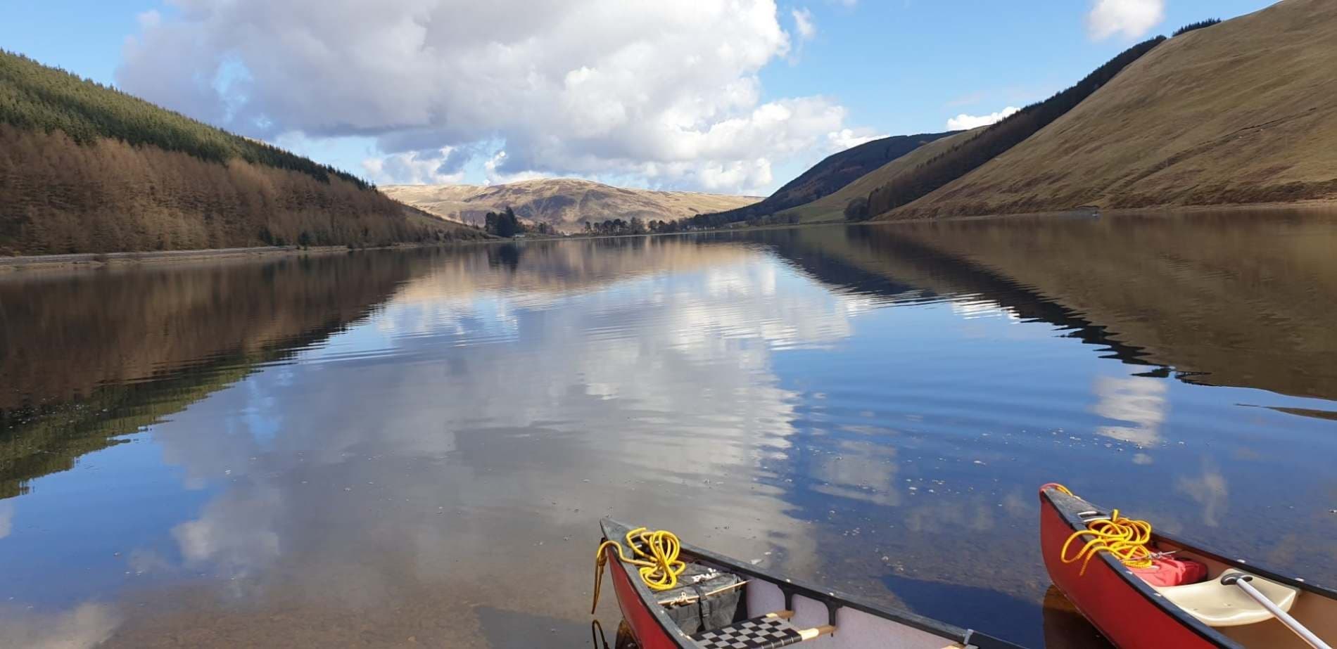 Canoe St Mary's Loch (30 min from Peebles)
