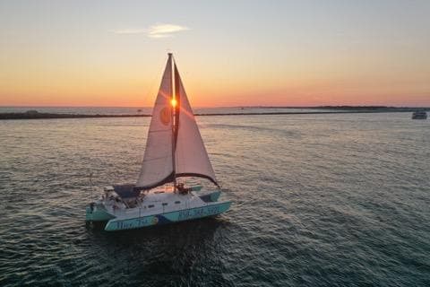 Swim and Sail Sunset