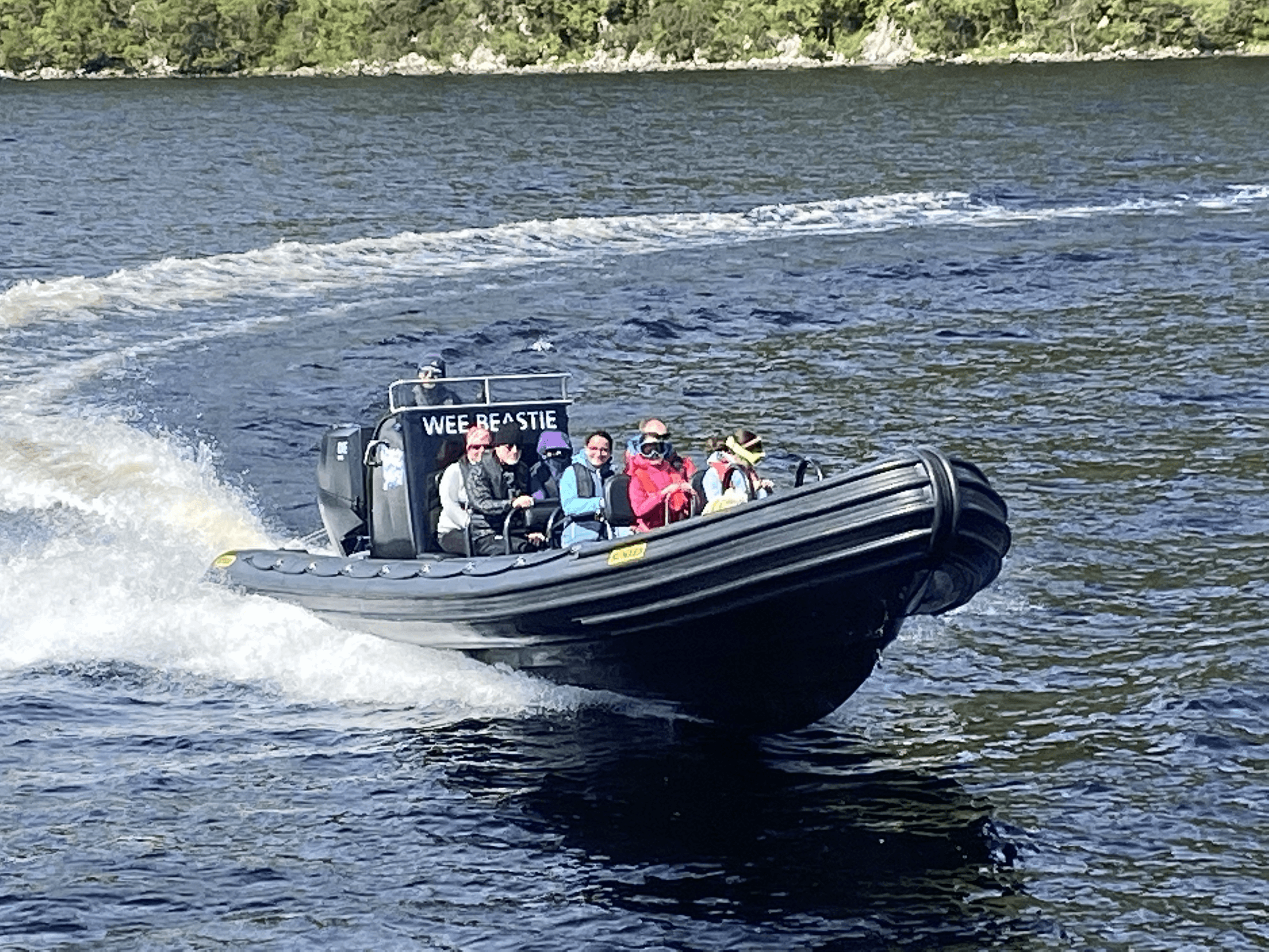 Beastie Boats - Loch Ness RIB Speedboat Tour - FOYERS PIER - IV26YB