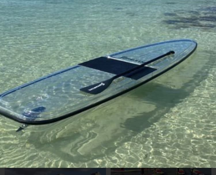 Rental - CLEAR Paddleboard