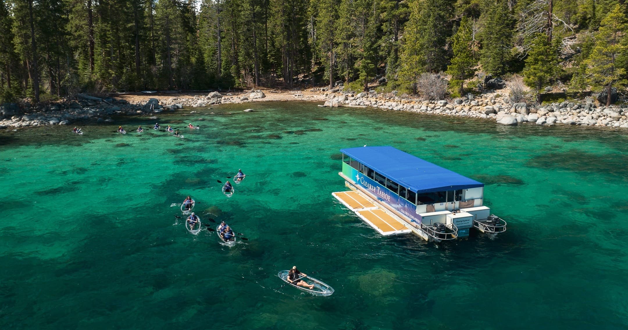 Clearly Explorer | Clear Kayak Charter