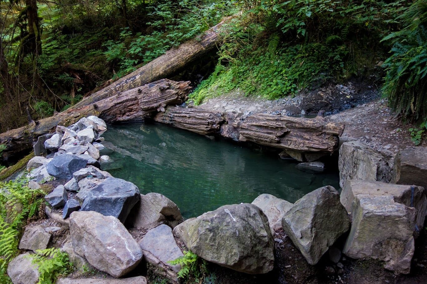 Olympic Hot Springs Trail Route