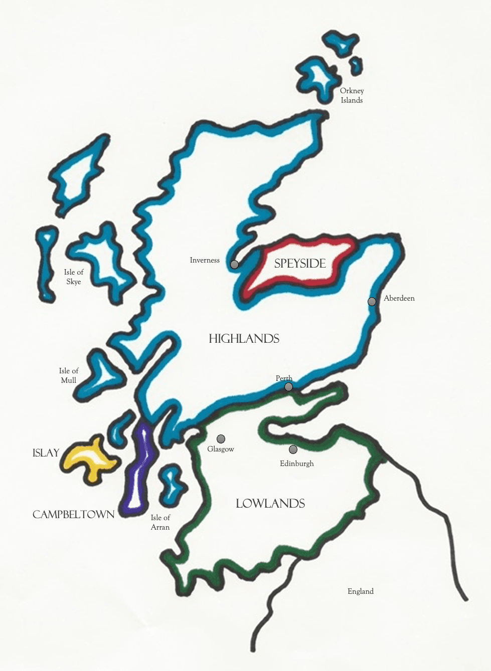 Virtual Tour of Scotch Whisky Regions