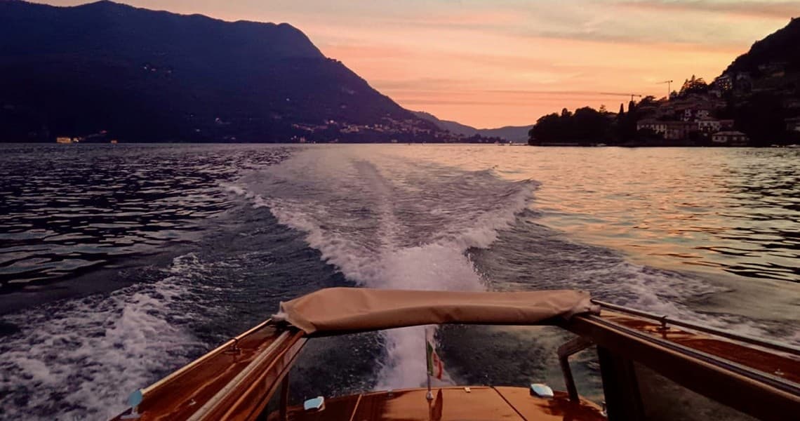 Sunset on the lake