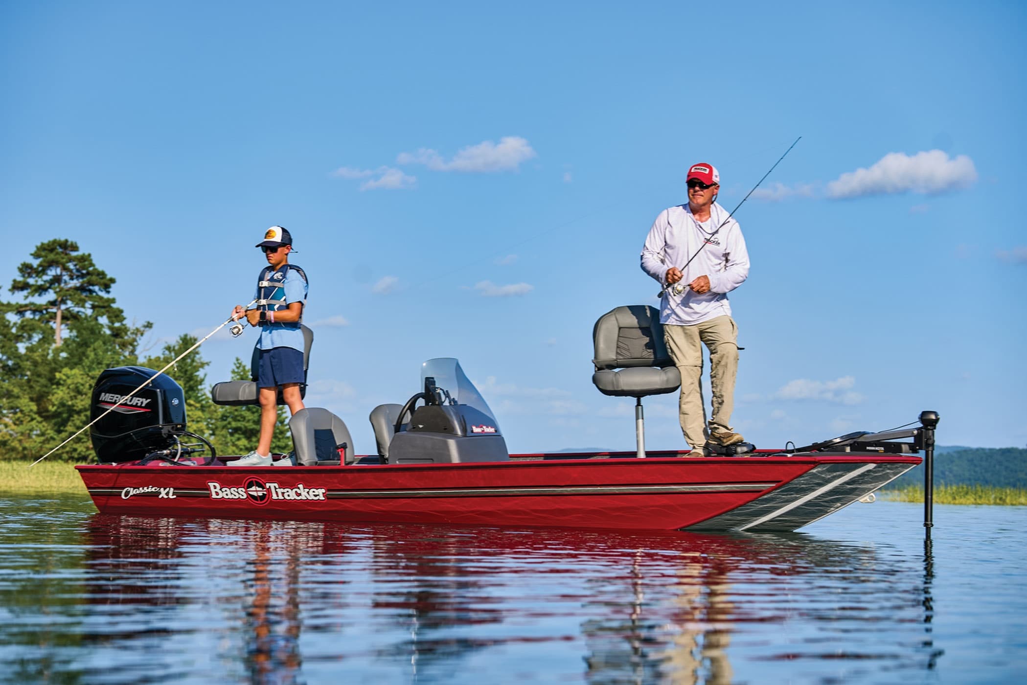 12 Hour - Tracker Fishing Boat Rental - TRX