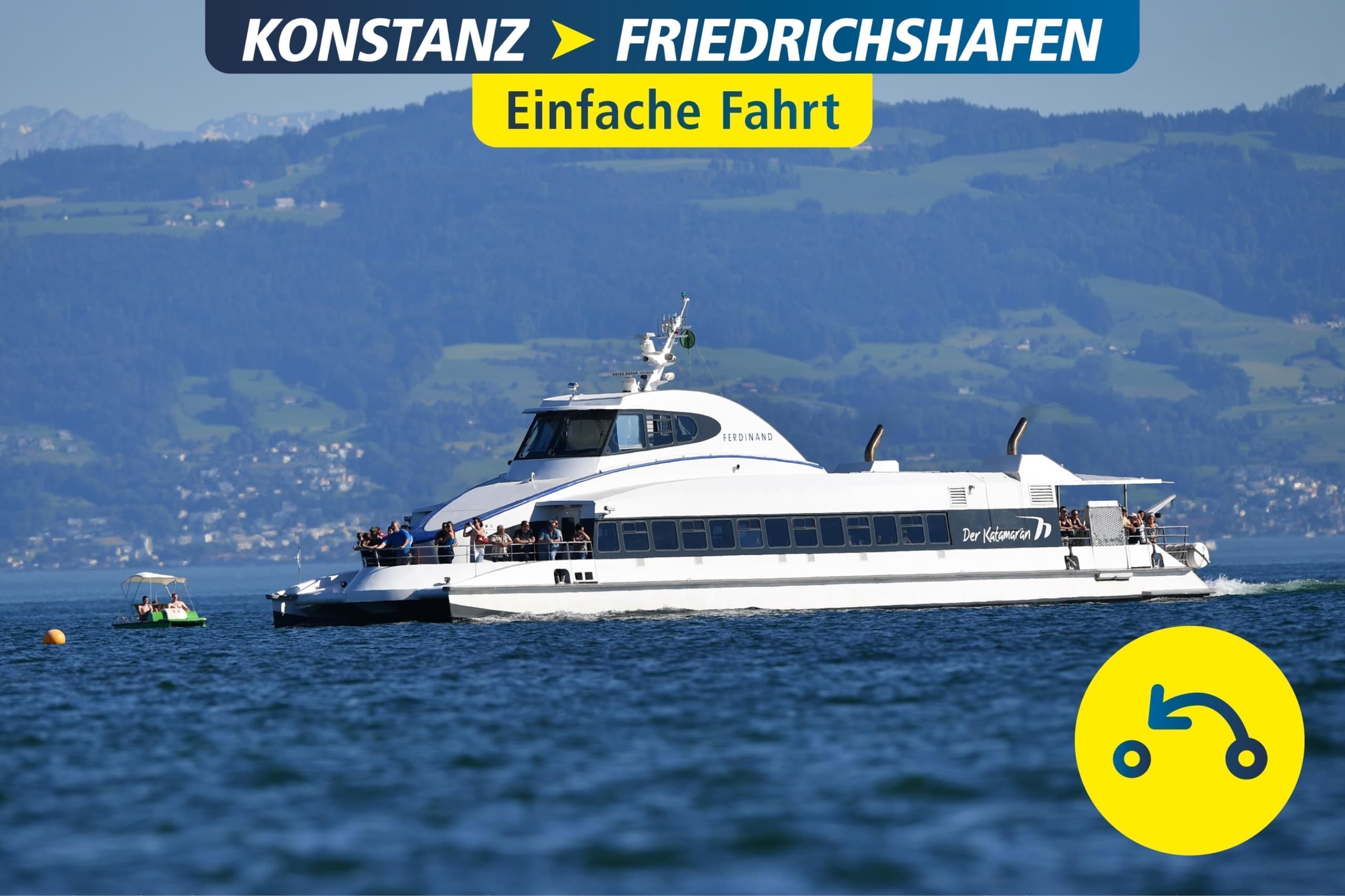 Einfache Fahrt ab Konstanz