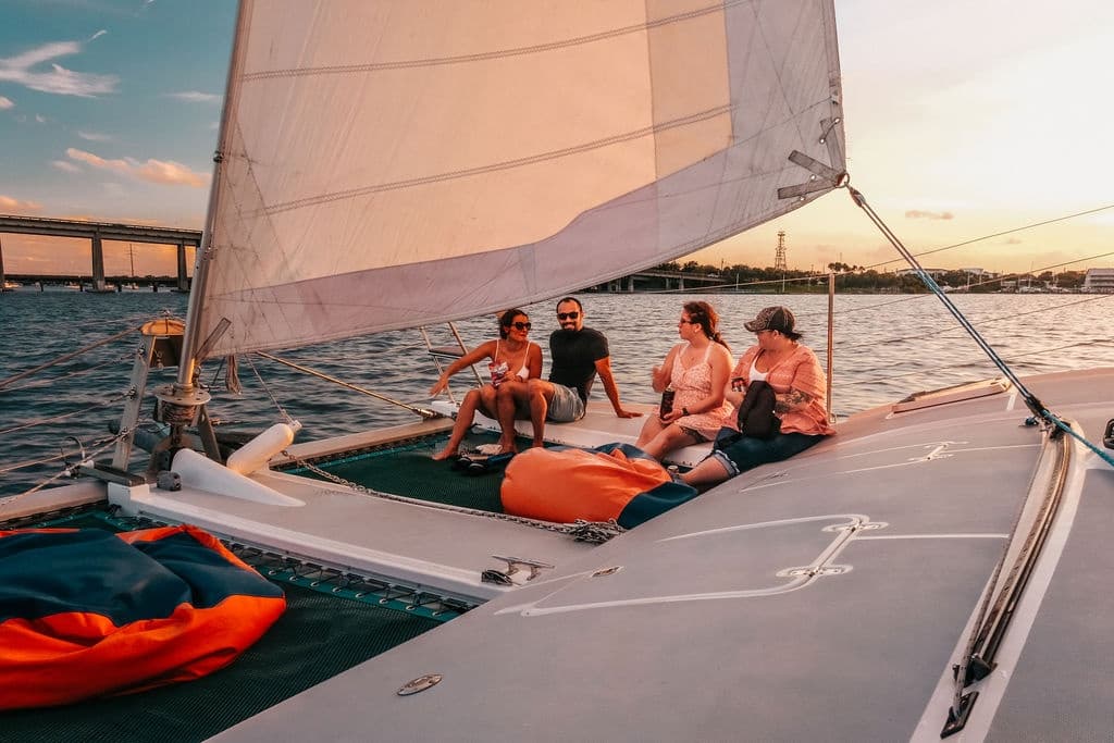 Sunset Catamaran Sail