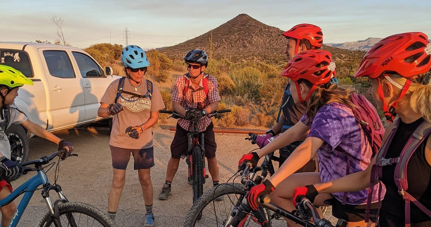 Best of both Private Group 90 min hike and 90 min Mountain Biking COMBO Adventure Sonoran Desert