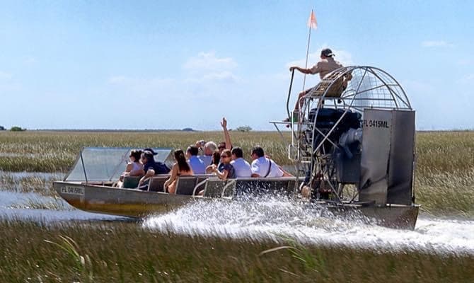 Everglades Airboat Tour Private Transportation