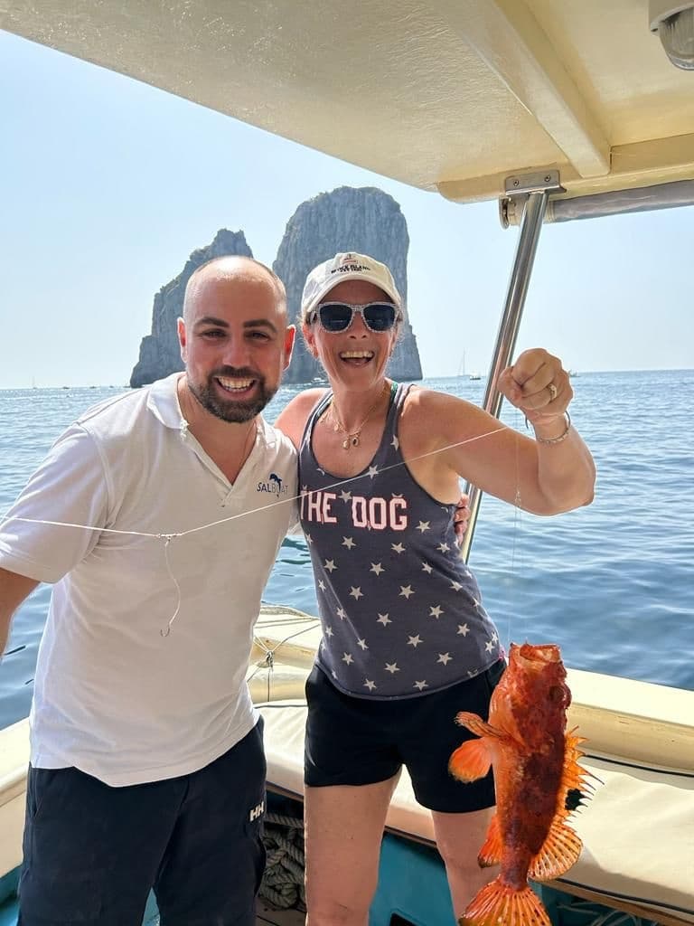 Private Fishing and Tourism in Capri