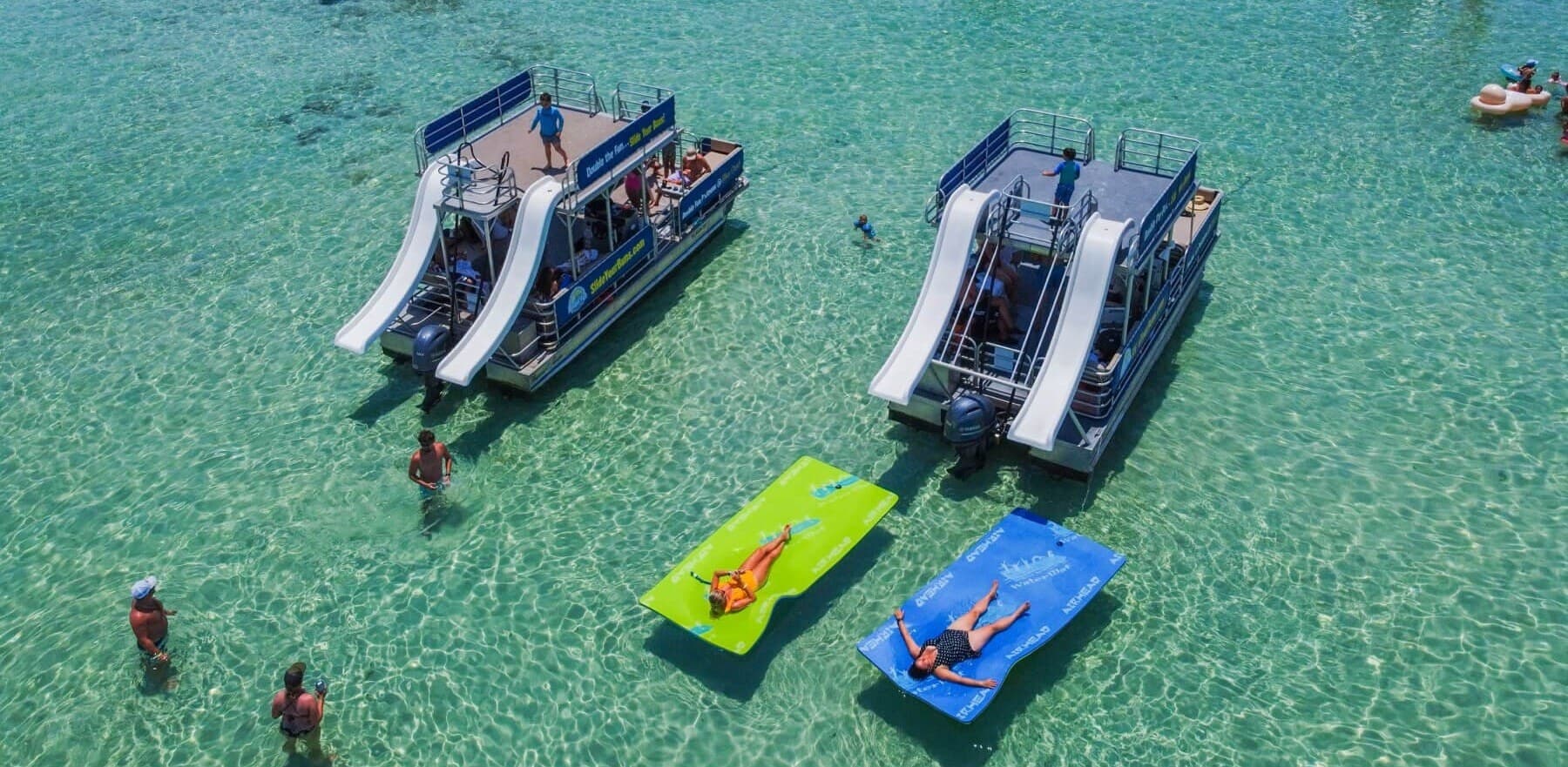 Captained Double-Decker Pontoon Boat Charter - Destin