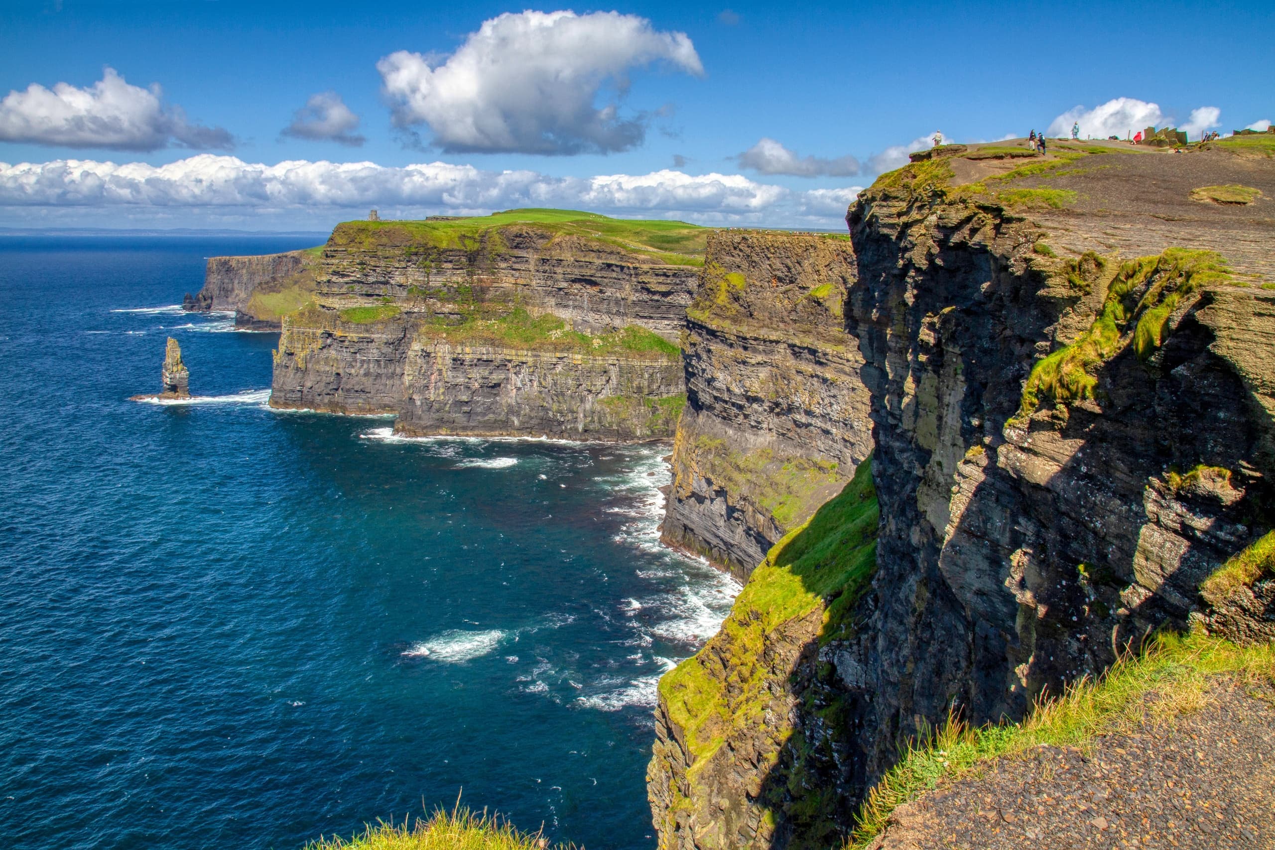 The Cliffs of Moher and The Burren are both must see places in Ireland.