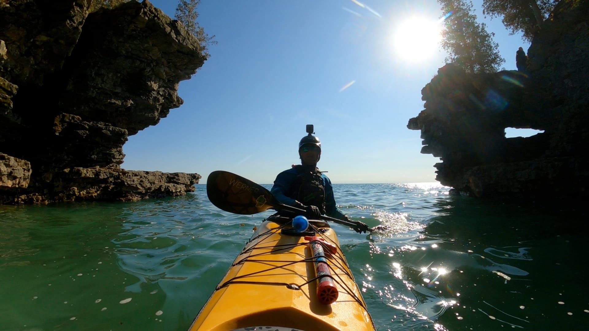 Cave Point & Whitefish Dunes Kayak Tour