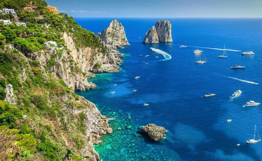 Private Boat Tour Positano and Amalfi from Capri