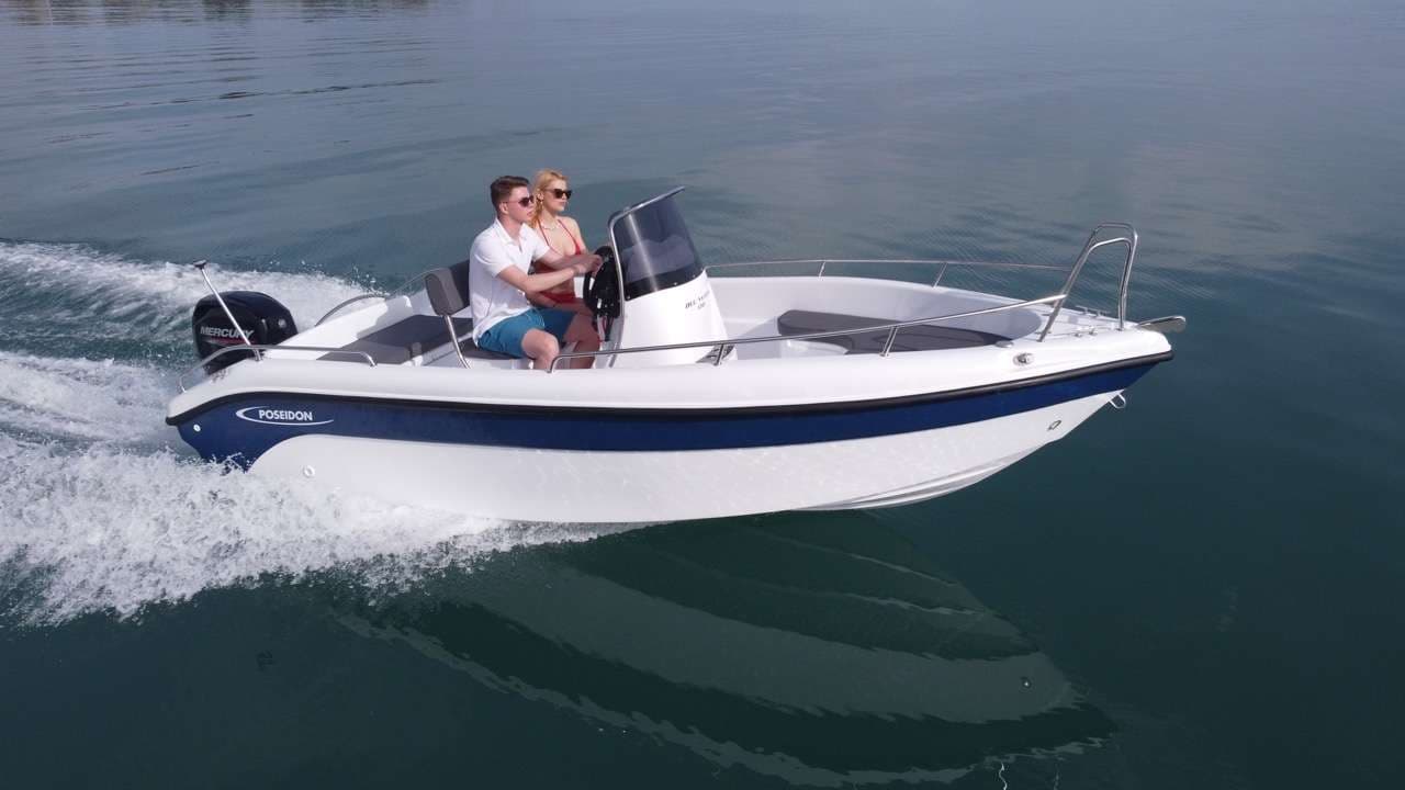 Poseidon Blue Water 170 Boat 30 hp from Aliki, Paros