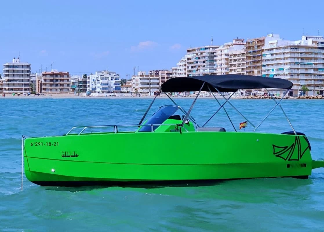 Alquiler barco Santa Pola Nuva Hulk