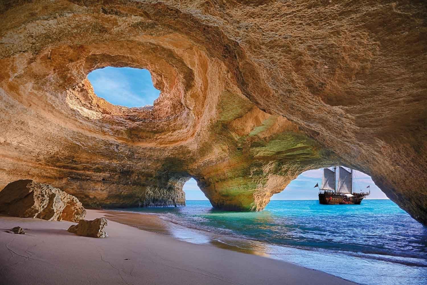 Private Tour Lisbon to Algarve, Benagil Cave, Faro, Portimão