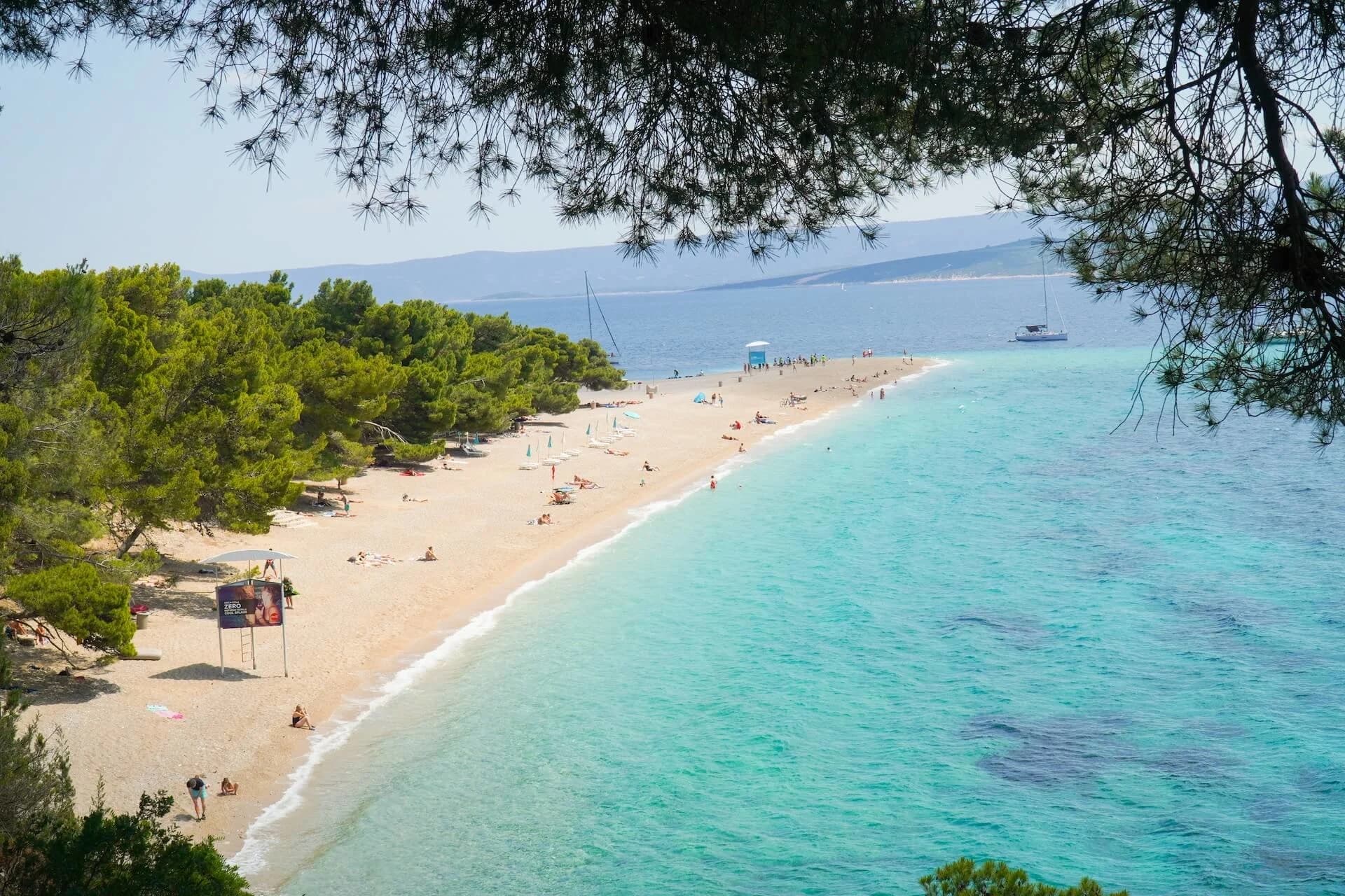 Boat tour to Bol on Island Brač