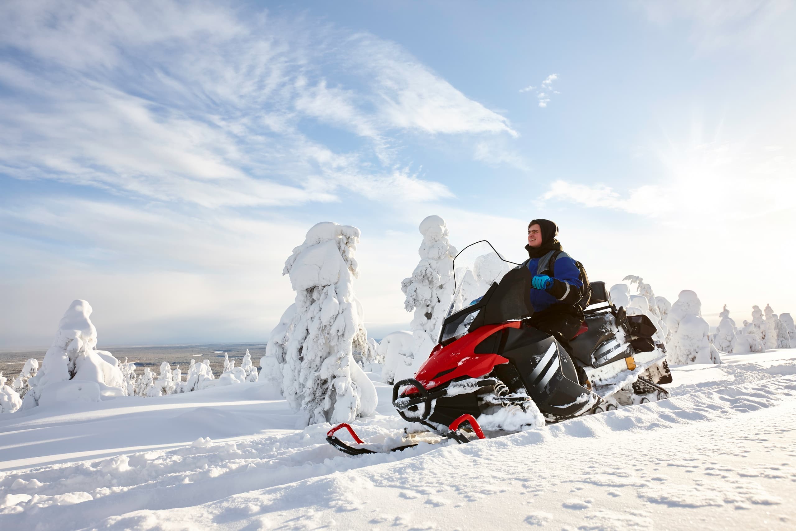 Half Day Guided Snowmobile Tour