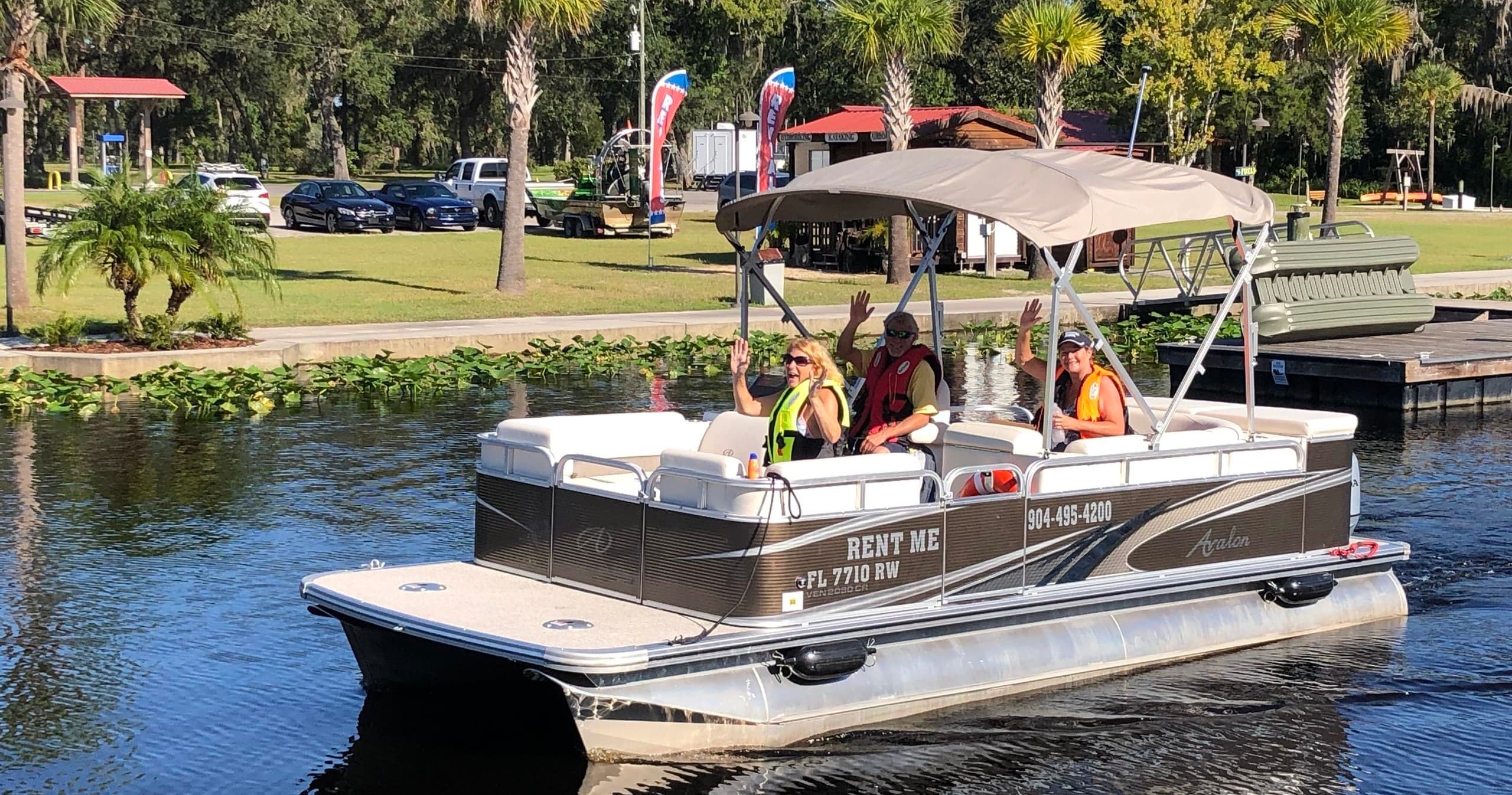 Pontoon Boat Rental up to 8 passengers