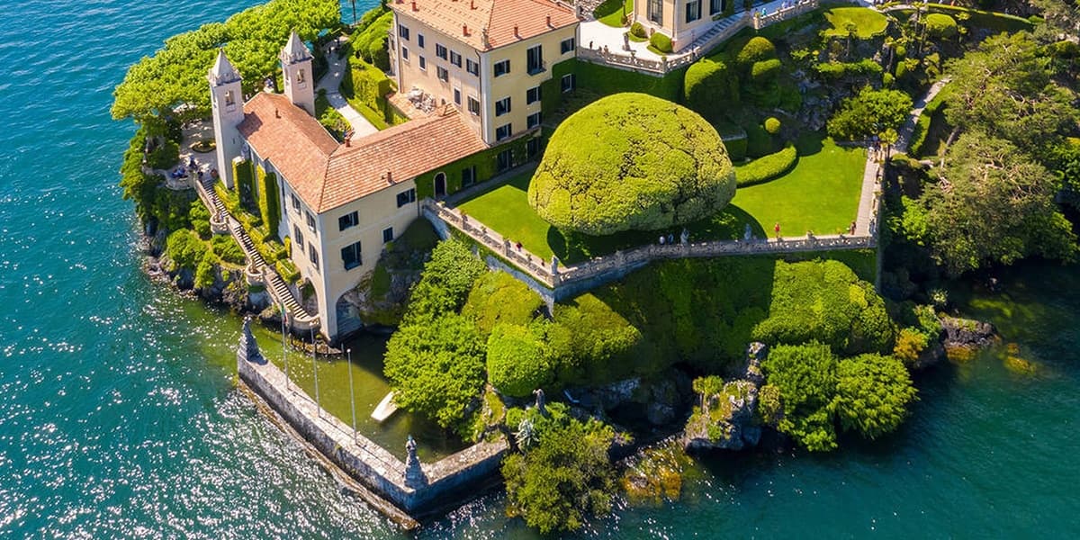 Lake Como Movie set