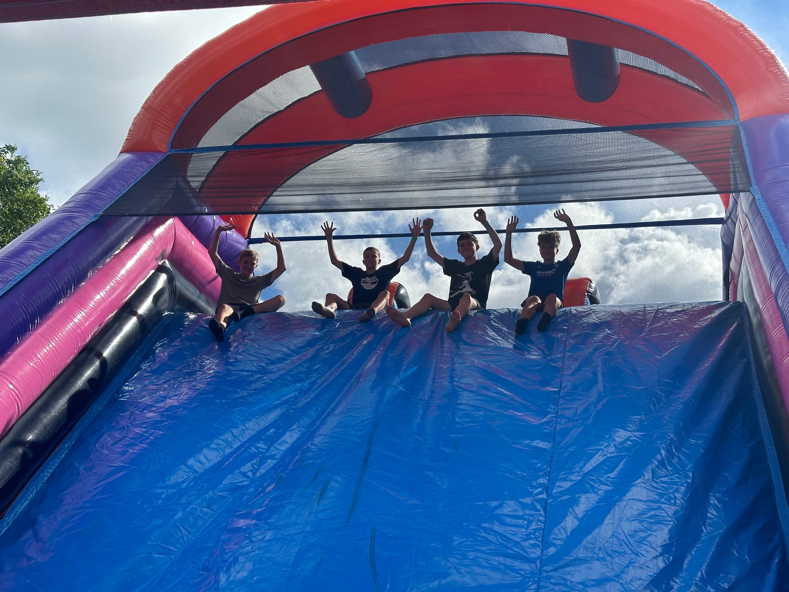 Book a private hire session at Mega Inflatable Land for up to 75 players