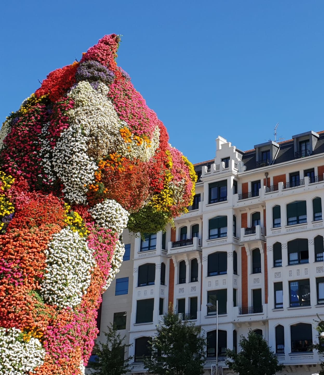 Bilbao y museo Guggenheim desde Vitoria