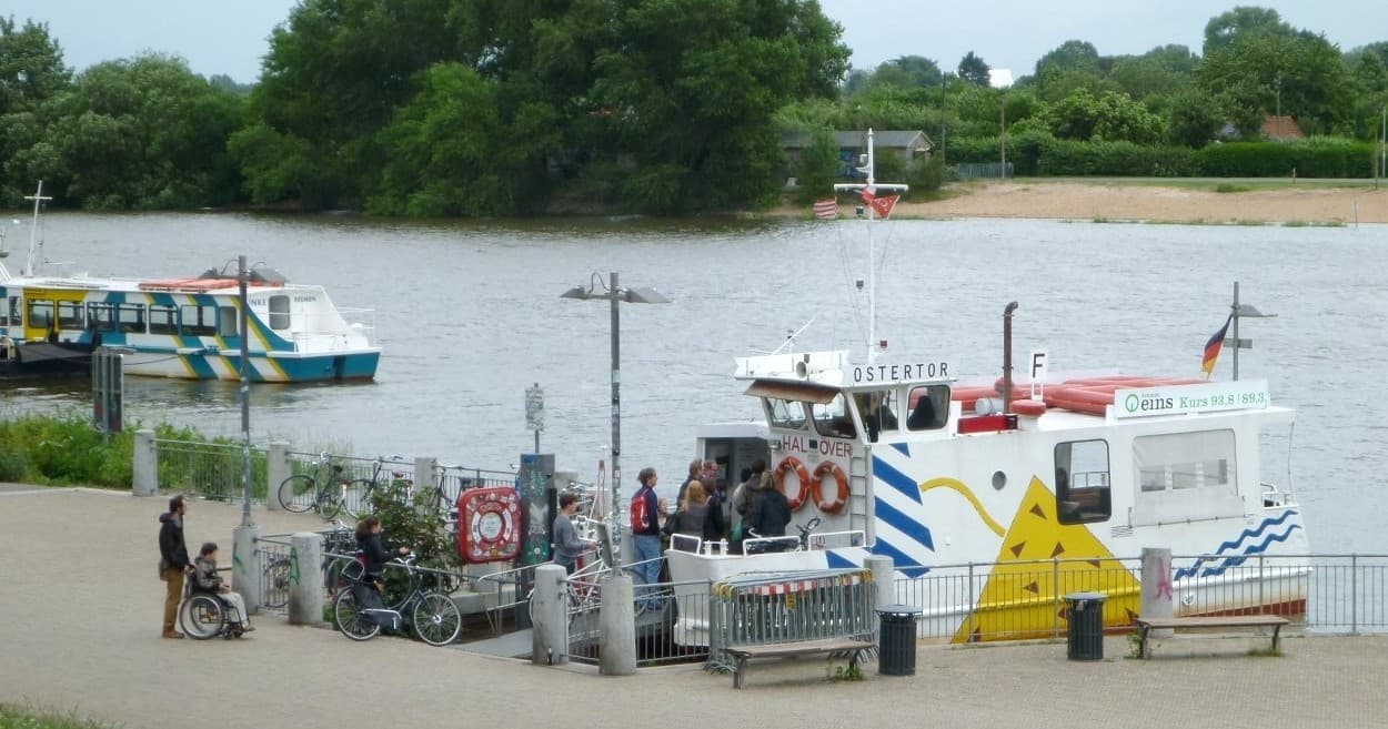 Einzelfahrt: Vegesack → Martinianleger Bremen