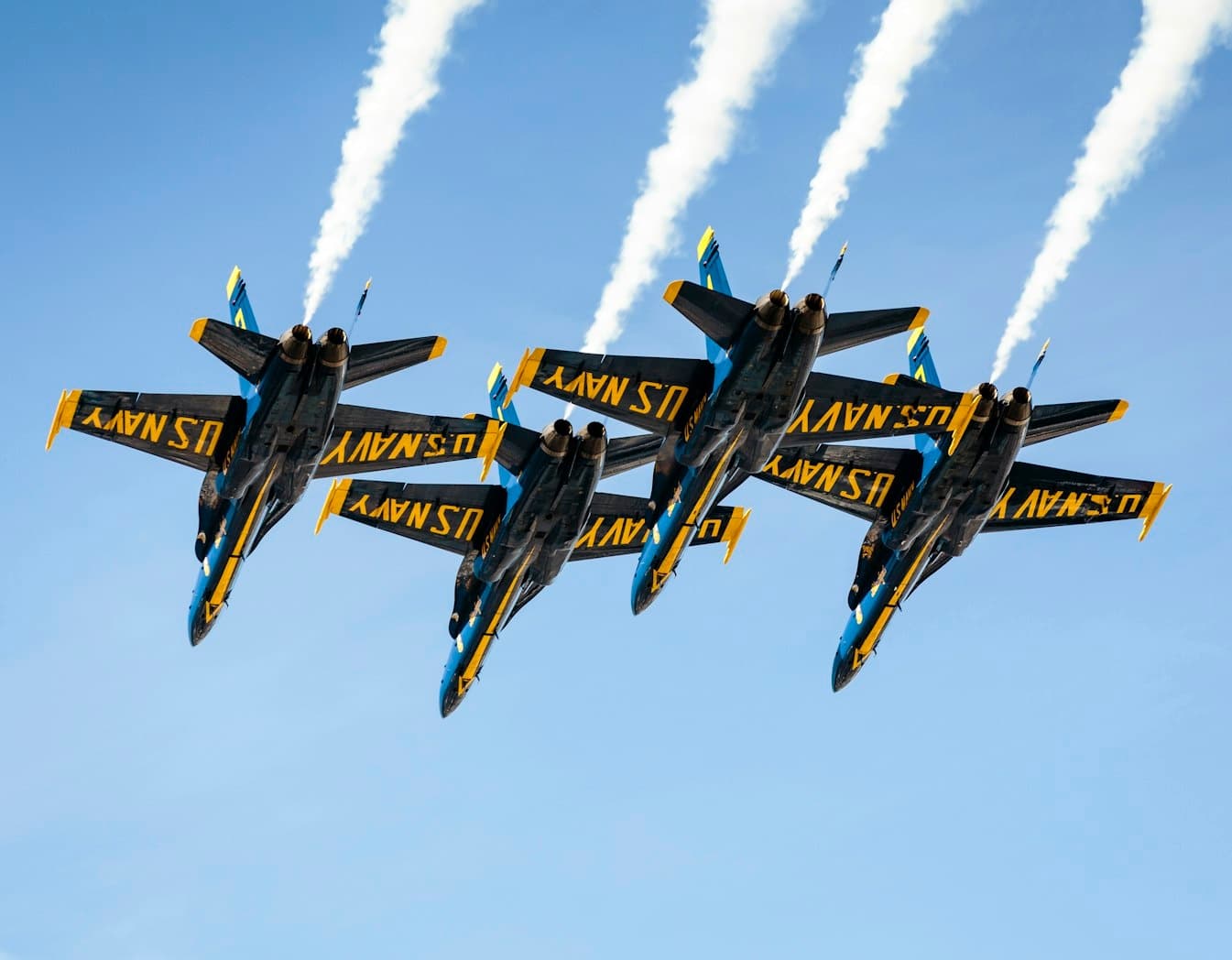Blue Angel Practice Show from the Bay