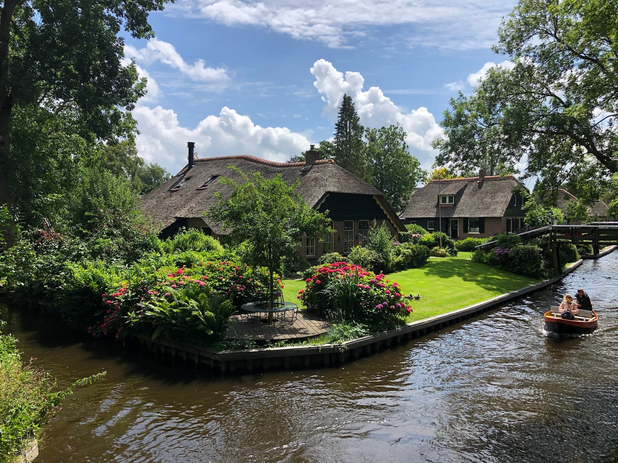 Giethoorn, Private Boat Tour & Zaanse Schans Windmills