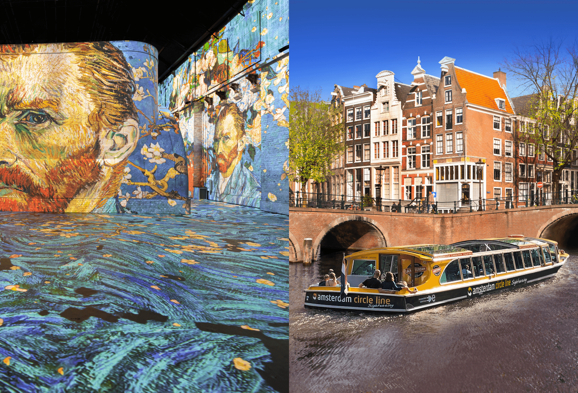 Fabrique des Lumières and Amsterdam canal cruise combination ticket