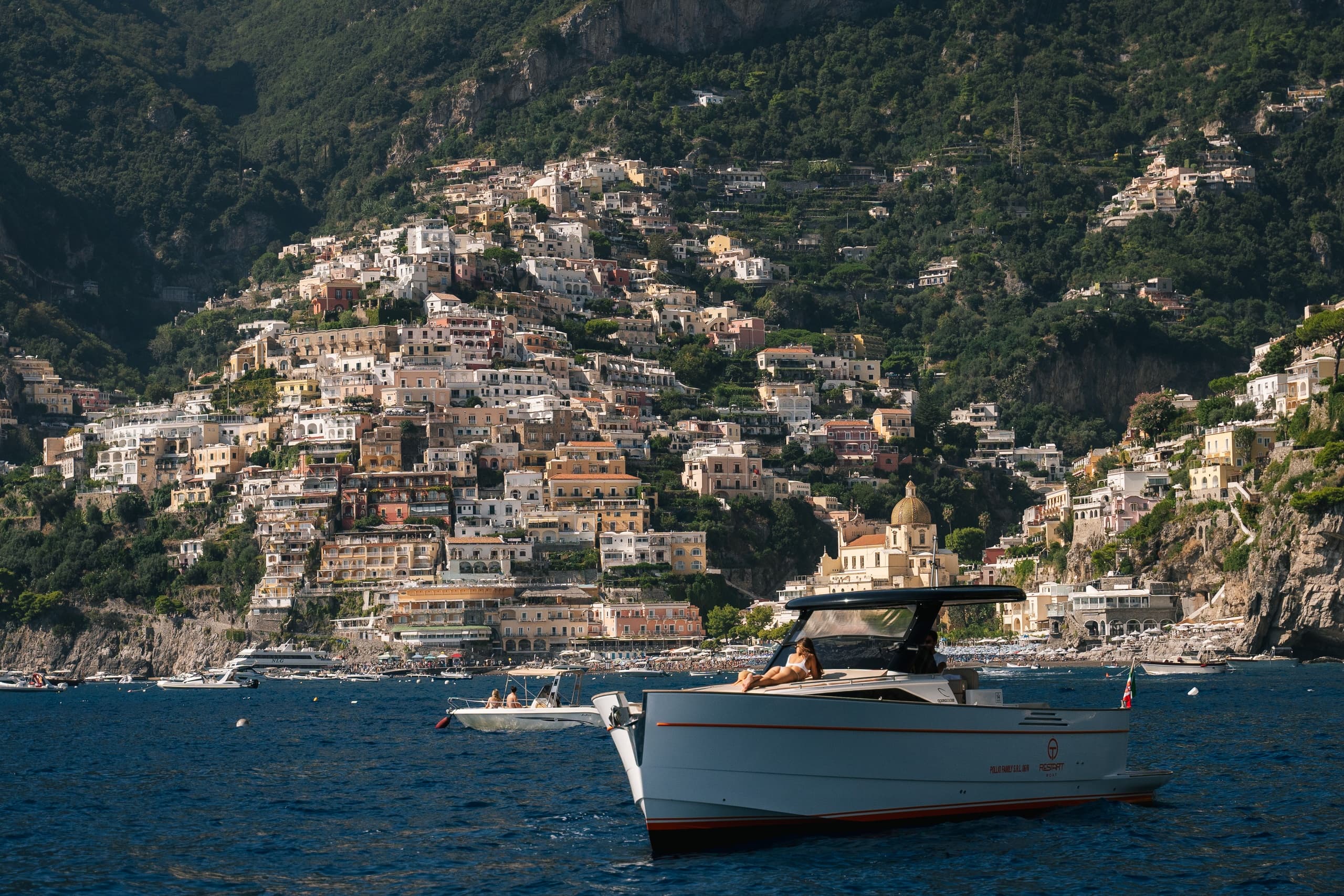 Positano private boat tour from Capri