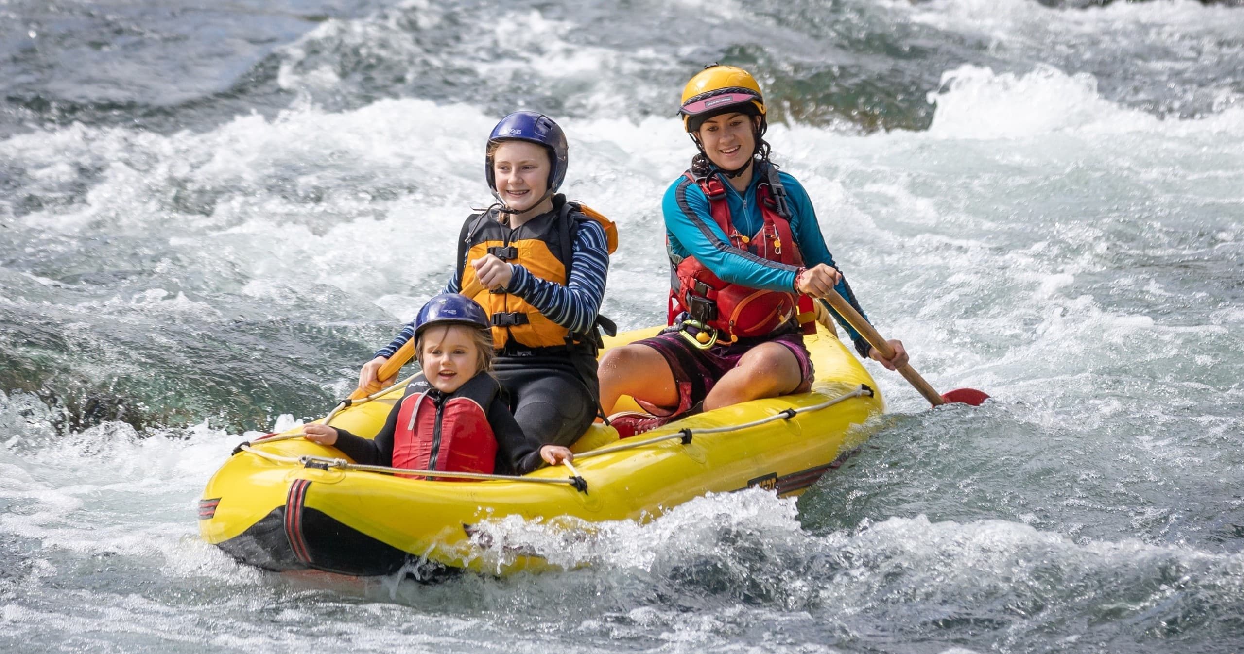 Inflatable Kayaking - Fun Family Day River Trip
