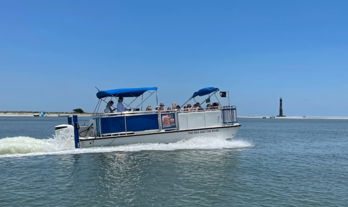 Morning Dolphin Boat Tour on The Sea & The Rose | Folly Beach Location