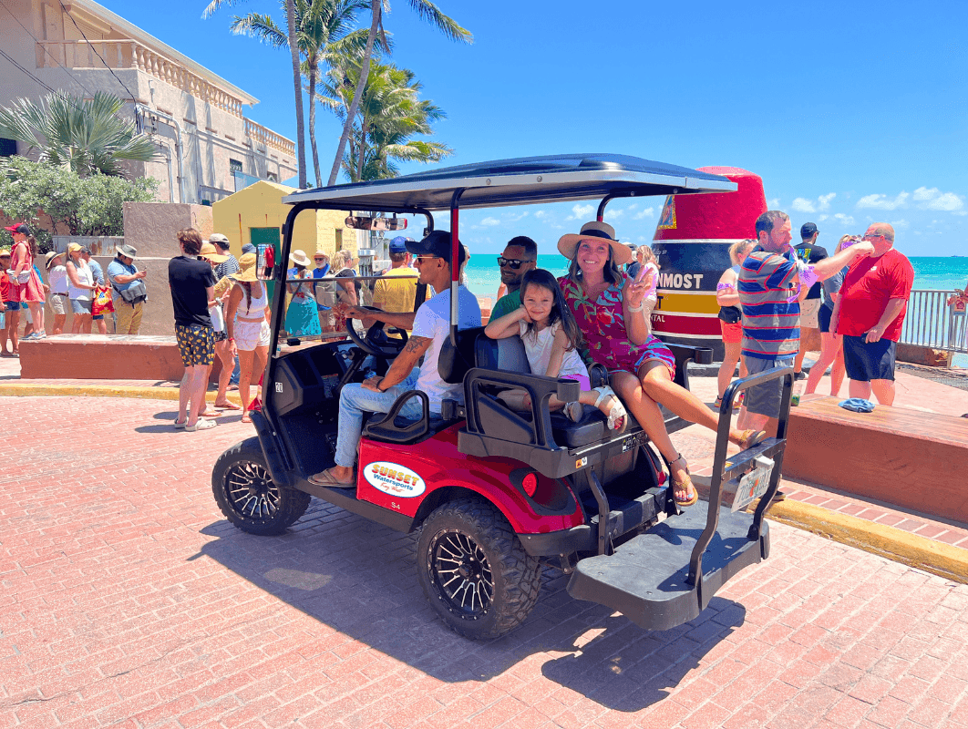 4 Person Golf Cart Rental - Downtown Key West