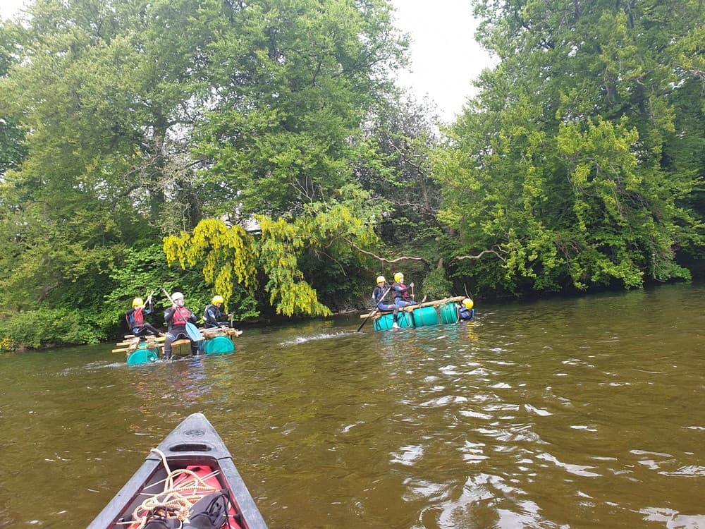 Raft building