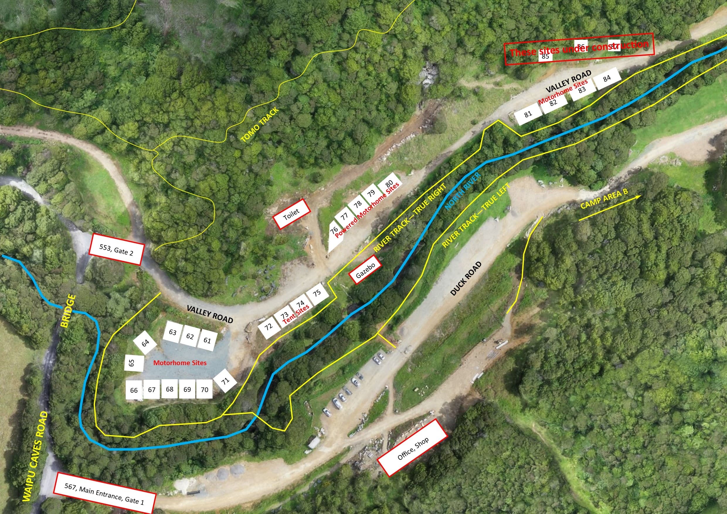 Powered Motorhome Site